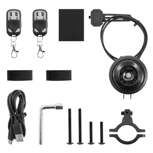 Klaxon <span class=keywords><strong>antivol</strong></span> électrique avec alarme, étanche, rechargeable par USB, pour trottinettes électriques Dualtron, Vsett, Kaabo, Nami, <span class=keywords><strong>Ninebot</strong></span>, Xiaomi, etc. - Product Image 5