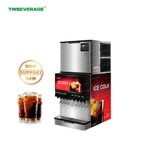 TWBEVERAGE Machine à soda professionnelle avec machine à glaçons pour hôtel et restaurant