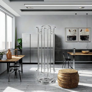 Support de <span class=keywords><strong>rangement</strong></span> rotatif à 360° en métal pour 24 dosettes <span class=keywords><strong>Nespresso</strong></span> <span class=keywords><strong>Vertuo</strong></span>, type carrousel, non pliable, portable - Product Image 3