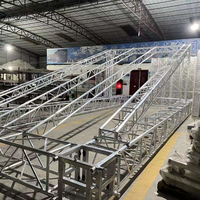 Sistema de Truss de Techo de Aleación de Aluminio, Truss de Techo de Aluminio con Perno para Escenario y Truss para Iluminación de Escenario para Conciertos y Escenarios Móviles de Concierto