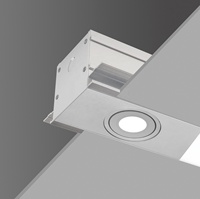 Projecteur de lumière linéaire à led, haute sortie, éclairage encastré avec lumière douce, faible ugirl, pour bureau, 3.5 pouces