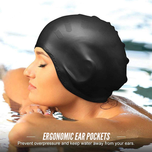 <span class=keywords><strong>Gorro</strong></span> de natación para adultos con logotipo personalizado <span class=keywords><strong>gorro</strong></span> de natación de látex de silicona para uso en <span class=keywords><strong>piscina</strong></span> - Product Image 2
