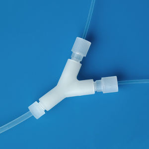 用于医疗设备的高透明1/4-28UNF内螺纹Y连接器 - Product Image 5