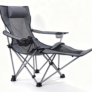 Sedia a Sdraio Pieghevole da Spiaggia e Picnic con Schienale Regolabile in Acciaio al Carbonio e Tessuto a Rete 600D - Vendita Diretta dalla Fabbrica - Product Image 5