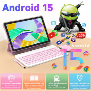 Tablette PC Android 16 10,1 pouces 128 Go ROM Batterie 6000 mAh avec clavier, étui, souris et stylet - Product Image 4