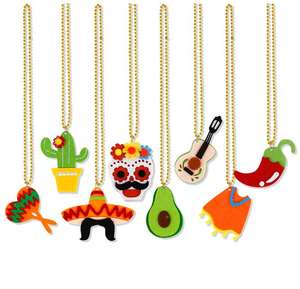 Collar <span class=keywords><strong>de</strong></span> cactus <span class=keywords><strong>de</strong></span> fieltro <span class=keywords><strong>de</strong></span> <span class=keywords><strong>Cinco</strong></span> <span class=keywords><strong>de</strong></span> <span class=keywords><strong>Mayo</strong></span> <span class=keywords><strong>de</strong></span> México, suministros para fiestas <span class=keywords><strong>de</strong></span> México, cadena <span class=keywords><strong>de</strong></span> cuentas chapada - Product Image 1