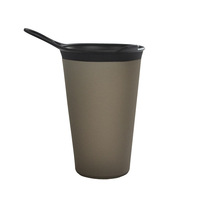 Gobelets souples d'hydratation personnalisés avec logo, 200 ml et 250 ml, avec anneau, légers, pour la course de marathon et les compétitions