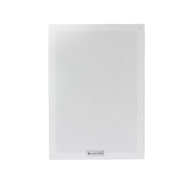 Rimless ABS 6.5 Inch Front and Surround 80W Hi-Fi Crossover in Wall Speaker for Home Theater System