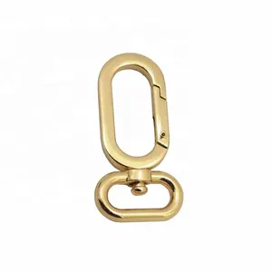 QIFENG Factory New Product Supplier Key Chain Swirvel Accessories Swivel Metal Snap Hook Buckles purse hook and handbag hardware