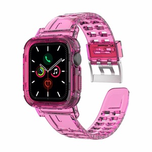 movimiento transaprent de silicona negra reloj <span class=keywords><strong>apple</strong></span> <span class=keywords><strong>Apple</strong></span> <span class=keywords><strong>watch</strong></span> banda <span class=keywords><strong>apple</strong></span> <span class=keywords><strong>watch</strong></span> <span class=keywords><strong>serie</strong></span> SE 6 5 4 3 <span class=keywords><strong>2</strong></span> deporte edición - Product Image 5