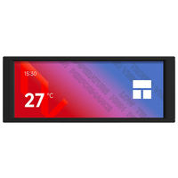 Écran LCD secondaire pour jeux GS Vertical Horizontal 6,86 pouces, magnétique, IPS, noir, interface USB, moniteur PC