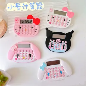 Persediaan kalkulator kartun Sanrio Kuromi Hello Kitty baru