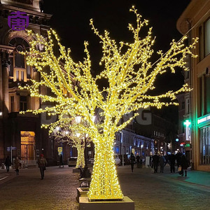 Luz LED Decorativa para Árboles Estilo Cristal, IP65 Impermeable, Colores Personalizables, Iluminación Decorativa para Paisajes Comerciales, Navidad y Festivales - Product Image 1