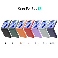 Étui de protection intégral antichute pour Z Flip8 Fold avec protection de l'objectif et charnière interne, motif animalier, revêtement PC par pulvérisation