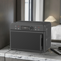2025 noir 20L écran tactile numérique multifonctionnel Air Fry four micro-ondes sans huile électrique Air chaud friteuse pour usage domestique