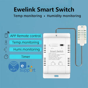 Contrôleur de température et d'humidité WiFi Ewelink EV-TDQ-16A-220v-T, capteur de température et d'humidité, surveillance des données de puissance 16A/20A - Product Image 4