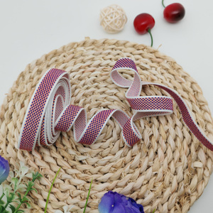 Bande élastique en tissu jacquard avec logo personnalisé HH4K, ruban de 13 mm pour bretelles de vêtements féminins et sous-vêtements - Product Image 1