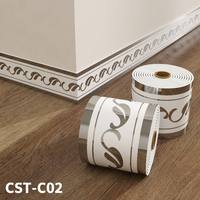 Moulure autocollante décorative pour plinthe, mur, cadre de fenêtre et de porte, et coins