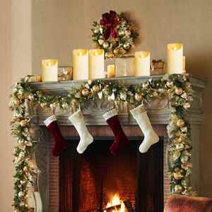 Bougie pilier LED sans flamme 3D avec télécommande, 6 pièces, fonctionnant sur piles, pour les fêtes, le Nouvel An, la décoration de la maison et de la chambre - Product Image 4
