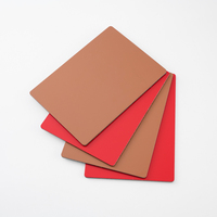 Feuille ACM personnalisée de 2 à 8 mm, couleur unie, pour revêtement mural de bâtiment