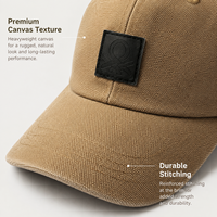 Casquette de baseball en toile personnalisée style vintage pour le travail, respirante, imperméable, protection solaire, ajustable, idéale pour les voyages et la ville – Offre Spéciale