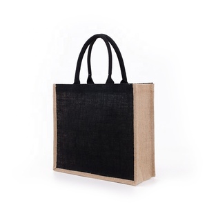 Bolsa de Yute Ecológica con Asa, Bolsa de Compras, Bolsa de Yute Blanca con Cordón, Mini Bolsa de Yute al por Mayor, Precio de Fábrica - Product Image 3