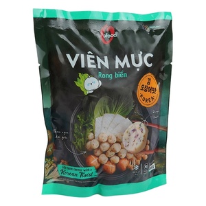 O'food Bolas de Calamar y Algas Congeladas 300g, Albóndigas de Mariscos Premium Estilo Coreano para Hotpot y Frituras, Snack Alto en Proteínas, a Granel - Product Image 1