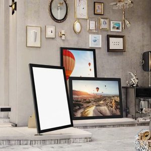 Set di <span class=keywords><strong>Cornici</strong></span> <span class=keywords><strong>per</strong></span> Foto in MDF 50 X 70 cm <span class=keywords><strong>Cornici</strong></span> Rettangolari da Appendere <span class=keywords><strong>per</strong></span> Foto Poster <span class=keywords><strong>Puzzle</strong></span> Decorazione Casa e Stanza - Product Image 2