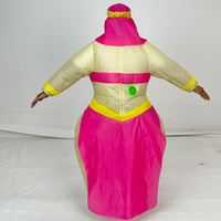 Costume de danse arabe gonflable rose en polyester de haute qualité, mascotte interactive unisexe pour adultes, vente chaude, Halloween