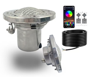 Projecteur LED professionnel encastré pour <span class=keywords><strong>piscine</strong></span>, étanche IP68, en acier inoxydable 304, type américain Pentair, pour usage extérieur sous l'eau - Product Image 6