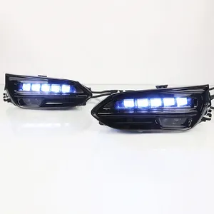 Gobison DRL Driving Fog Lamp avec clignotant LED Daytime Running Light pour Honda AVANCIER 2020 Fog Light