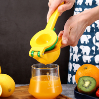 Gebruiksvriendelijke, handige citruspers, efficiënt dubbelwandig ontwerp, vers sap, aluminiumlegering, duurzaam, vaatwasserbestendig, fruit.