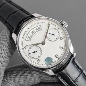 Montre d'affaires personnalisée de créateur en acier inoxydable de haute qualité, tendance, populaire, classique, avec calendrier perpétuel et aiguilles - Product Image 1