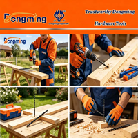 Foret hélicoïdal long DONGMING à tige hexagonale pour perçage profond, 6mm 8mm 10mm 230mm 400mm, pour bois dur et tendre