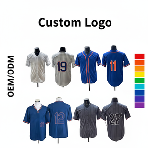 Camiseta <span class=keywords><strong>de</strong></span> Béisbol Estilo Urbano Premium, Nombre y Número Personalizados, Uniforme Deportivo Transpirable para Fanáticos del Fútbol Americano, Venta al Por Mayor - Product Image 1
