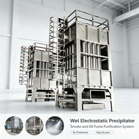Précipitateur électrostatique humide (WESP) à haute efficacité pour les particules condensables des fours à verre