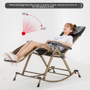 Silla de ocio plegable para adultos al por mayor, mecedora para balcón para el almuerzo, <span class=keywords><strong>tumbonas</strong></span> para ancianos - Product Image 3