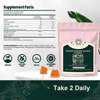 Gummies personnalisées premium en stock pour l'équilibre féminin avec probiotiques pour le soutien de la flore vaginale pH, sans sucre, supplément végétalien