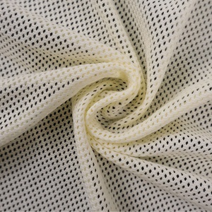 Tissu en filet de coton biologique GOTS 100% non blanchi, <span class=keywords><strong>blanc</strong></span> cassé, 120 g/m², <span class=keywords><strong>maille</strong></span> à trous de 1 mm, pour sac de conservation alimentaire, 100% coton - Product Image 1