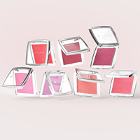 YOUNG VISION Palette de fard à joues 7 couleurs effet brume douce, poudre fine, aspect naturel et sculptant, maquillage style occidental