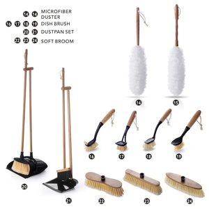 Masthome Chổi Lau Bụi Đà Điểu Hàng Loạt Bằng Tre & Nhựa OEM ODM Chổi Lau Bụi Vi Sợi Có Tay Cầm Bằng Tre - Product Image 2