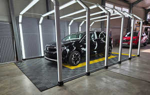 مصنع HanYin عكس الضوء الألومنيوم الإسكان ورشة سيارة أدى الإضاءة نفق غسيل السيارات - Product Image 5