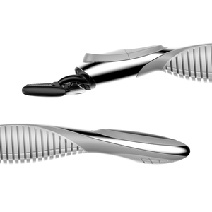 Rasoir à 5 lames avec tête de connecteur Rasoir de sécurité écologique pour hommes Rasoirs pour hommes en acier inoxydable bleu Logo personnalisé - Product Image 5