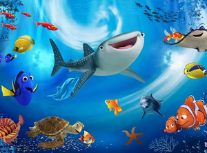 Monde sous-marin 3D <span class=keywords><strong>Aquarium</strong></span> décoration murale papier peint peintures murales impression - Product Image 3