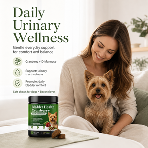 Integratore Olistico per il Benessere della Vescica del <span class=keywords><strong>Cane</strong></span> con Estratto di Mirtillo Rosso e D-Mannosio, Supporto Renale Quotidiano per Cani Adulti di Tutte le Taglie - Product Image 5