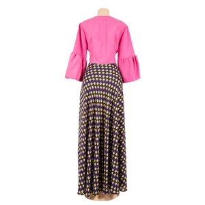 เดรสยาวทรงพลีทสำหรับฤดูร้อน ขายดี มีสินค้าพร้อมส่ง ดีไซน์หรูหรา สวมใส่สบาย เหมาะสำหรับคุณ<span class=keywords><strong>แม่</strong></span><span class=keywords><strong>เจ้าสาว</strong></span> มีไซส์พลัสสำหรับผู้หญิง - Product Image 3