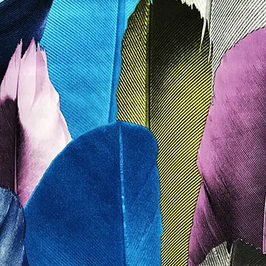 3D di arte carta da parati colorata piume di pittura a Olio di disegno pvc sfondi rotolo rivestimenti murali