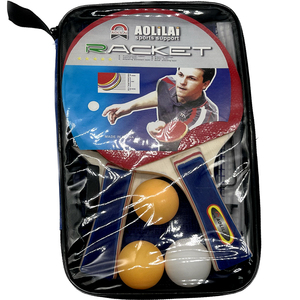Juego <span class=keywords><strong>de</strong></span> raqueta <span class=keywords><strong>de</strong></span> tenis <span class=keywords><strong>de</strong></span> mesa <span class=keywords><strong>de</strong></span> goma <span class=keywords><strong>de</strong></span> alta calidad profesional con 3 bolas y 1 red - Product Image 5