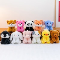 Peluche de chiot mignonne et petite, personnalisée, adorable compagnon de bureau, fabriquée à la main en usine, mascotte en peluche, jouets en peluche