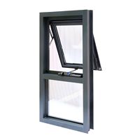 AS2047, toldo de vidrio fijo de aluminio moderno estándar, ventana estándar australiana, ventanas de doble acristalamiento, pantalla horizontal incluida